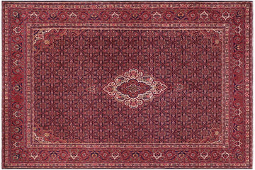 handmade Traditional Tabriz Blue Red Hand Knotted RECTANGLE 100% Wool Pile area rug 10x13